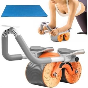 Automatic Rebound Abdominal Wheel, Ab Roller with Elbow Support for Core Workout